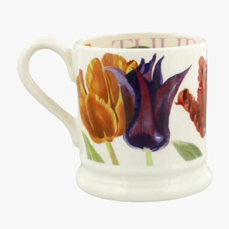 EMMA BRIDGEWATER FLOWERS TULIPS 1/2 PINT MUG