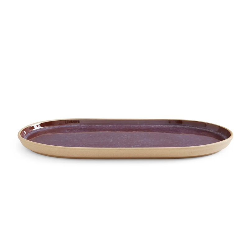 PORTMEIRION MINERALS LARGE OVAL PLATTER-AMETHYST