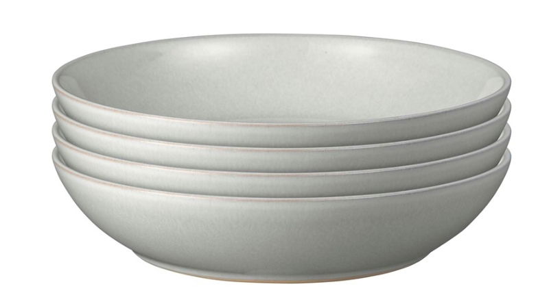 DENBY INTRO GREY PASTA BOWL SET 4