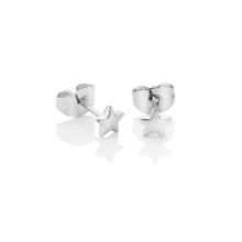 STAR STUD EARRINGS SILVERPLATE