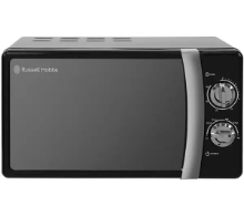 RUSSELL HOBBS 800W MICROWAVE BLACK