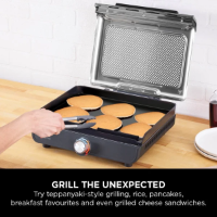 NINJA SIZZLE INDOOR GRILL & FLAT PLATE