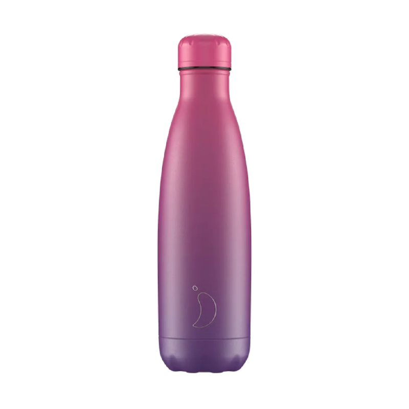 CHILLY'S 500ML BOTTLE GRADIENT PUR FUCHSIA