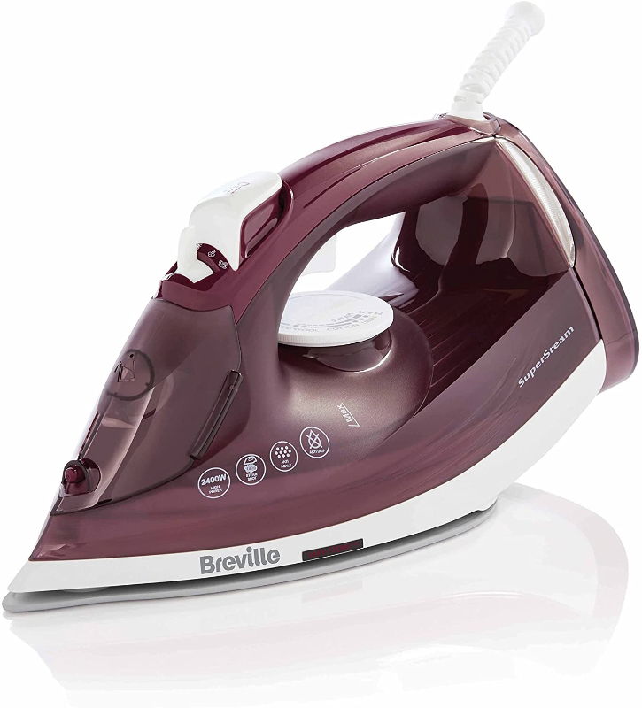 BREVILLE 2400W SUPER STEAM IRON, CERAMIC