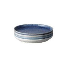 STUDIO BLUE SMALL COUPE PLATE SET 4