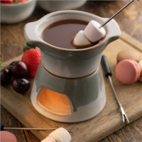 BELLEEK TIVOLI FONDUE SET