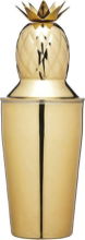 BACRAFT COCKTAIL SHAKER PINEAPPLE BRASS SS