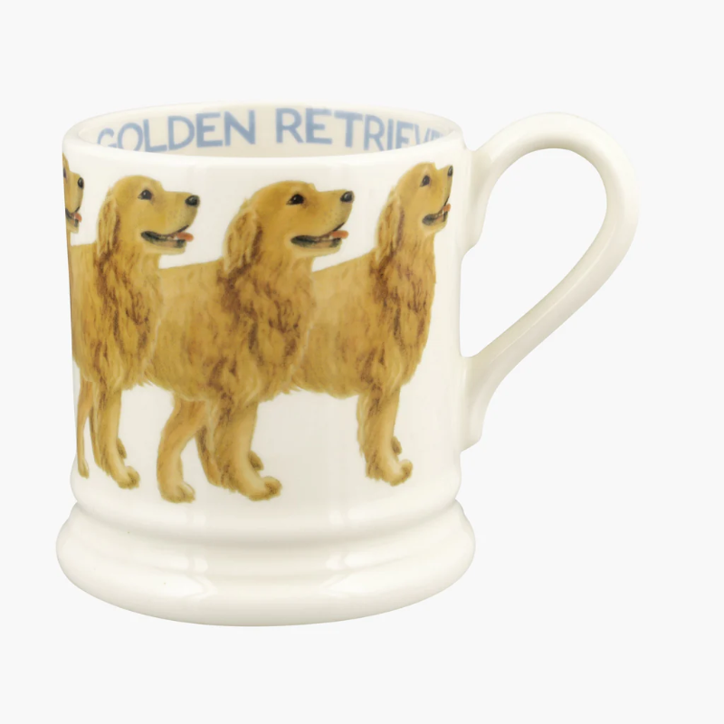 EMMA BRIDGEWATER GOLDEN RETRIVER 1/2 PINT MUG