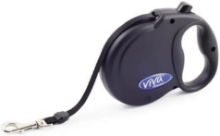 VIVA RETRACT 5M LEAD MEDIUM BLACK 30KG