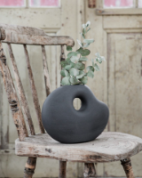 STOREFACTORY LUNDEN-DARK GREY CERAMIC VASE