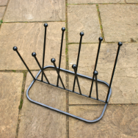 POPPYFORGE 5 PAIR DIAGONAL BOOT RACK