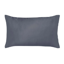 BEDECK FINE LINENS SILK PILLOWCASE STANDARD CHARCOAL