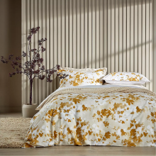 CHRISTY INK MARKS DUVET SET GOLD