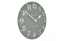 THOMAS KENT 20" ARABIC WALL CLOCK SEAGRASS