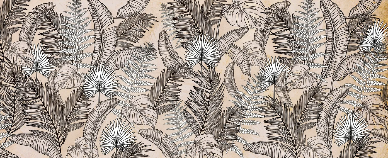 AS CREATION NATURAL FERN WALLPAPER