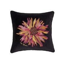 TED BAKER CHRYSANTHEMUM CUSHION 45x45CM BLACK