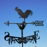 POPPYFORGE COCKEREL WEATHERVANE