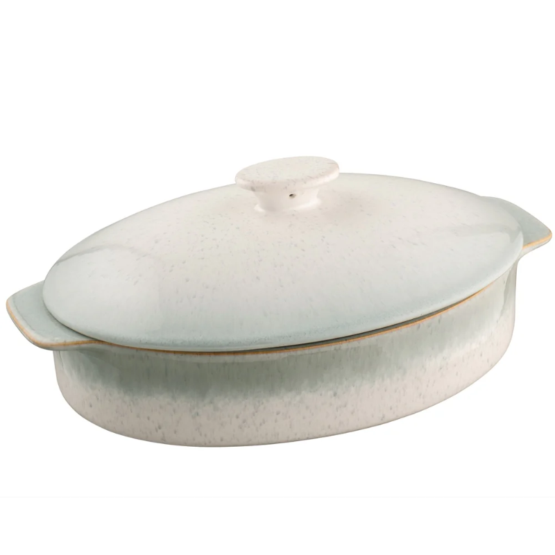 BELLEEK TIVOLI OVAL LIDDED BAKER