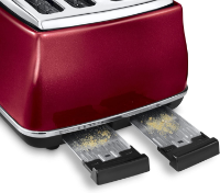 DELONGHI MICALITE ICONA 4 SLICE TOASTER RED