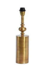 LAMP BASE 10*38CM HELABIMA ANTIQUE BRONZE