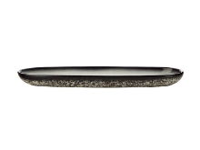 MAXWELL & WILLIAMS CAVIAR OBLONG PLATTER GRANITE 40x12.5CM