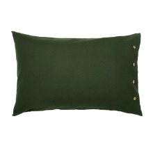 WILLIAM MORRIS LINEN COTTON BED PILLOW CASE STANDARD GREEN