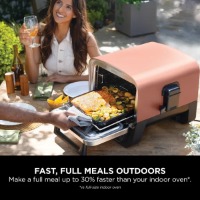 NINJA WOOD FIRE ELECTRIC OUTDOOR OVEN-ARTISAN PIZZA MAKER AN