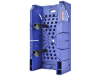 FAITHFULL MITRE BOX WITH PEGS-BLUE PLASTIC