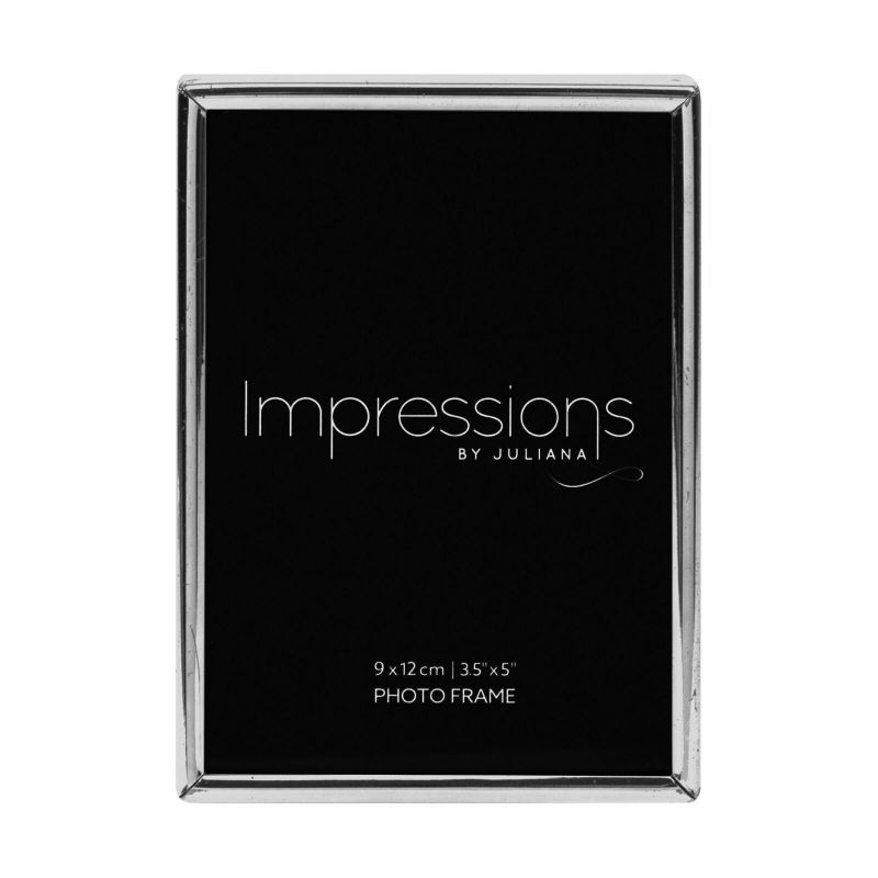 WIDDOP SILVERPLATED PHOTO FRAME FLAT EDGE-4*6"