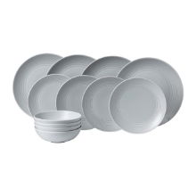 MAZE 12 PIECE SET LIGHT GREY