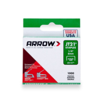 ARROW STAPLES JT21 6mm 1/4 214