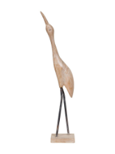 CHEHOMA LARGE WOODEN BIRD ON BASE