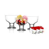 STEELEX 28CL SUNDAE DISH SET OF 3