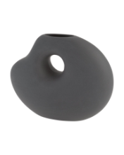 STOREFACTORY LUNDEN-DARK GREY CERAMIC VASE